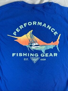 Columbia PFG Mens Short Sleeve Tee Shirt Size M